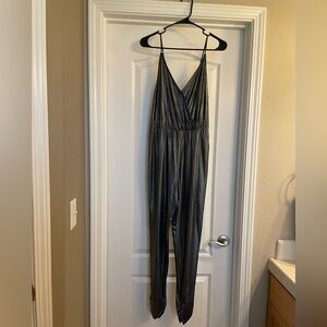 NWOT Forever 21 Metallic Jumpsuit